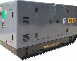 Дизельный генератор CTG AD-400SD с АВР в кожухе