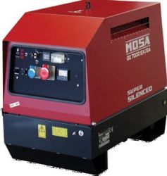 Бензиновый генератор Mosa GE 7000 HSX-EAS в кожухе