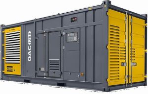 Дизельный генератор Atlas Copco QAC 1250 с АВР в контейнере