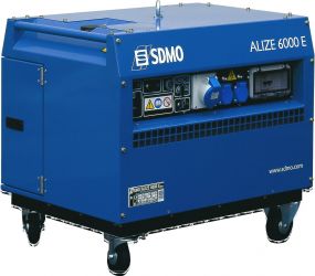 Бензиновый генератор SDMO ALIZE 6000 E в кожухе