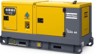 Дизельный генератор Atlas Copco QAS 40 в кожухе