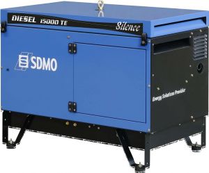 Дизельный генератор SDMO DIESEL 15000 TE AVR SILENCE в кожухе