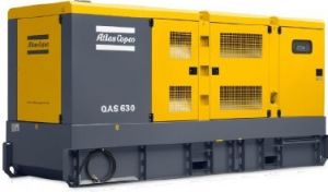 Дизельный генератор Atlas Copco QAS 630 с АВР в кожухе