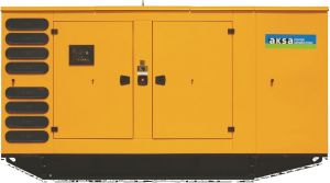 Дизельный генератор Aksa APD330C с АВР в кожухе