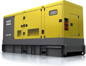 Дизельный генератор Atlas Copco QAS 500 в кожухе