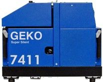 Бензиновый генератор Geko 7411 ED-AA/HHBA SS в кожухе