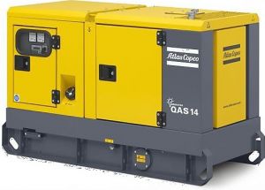 Дизельный генератор Atlas Copco QAS 14 с АВР в кожухе