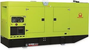 Дизельный генератор Pramac GSW 630DO с АВР в кожухе