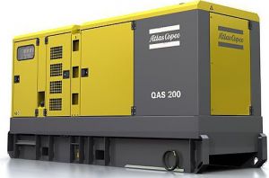 Дизельный генератор Atlas Copco QAS 200 в кожухе