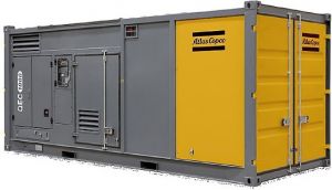 Дизельный генератор Atlas Copco QEC 1000 с АВР в контейнере