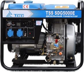 Дизельный генератор ТСС SDG 5000 E