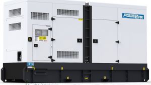 Дизельный генератор PowerLink WPS500S с АВР в кожухе