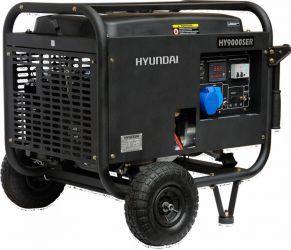 Бензиновый генератор Hyundai HY 9000SER с АВР в кожухе