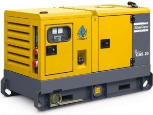 Дизельный генератор Atlas Copco QAS 20 в кожухе