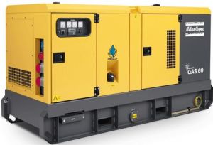 Дизельный генератор Atlas Copco QAS 60 в кожухе