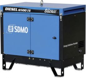 Дизельный генератор SDMO DIESEL 6500 TE SILENCE с АВР в кожухе