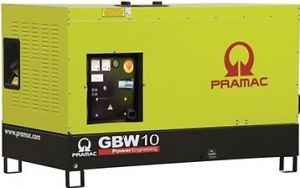 Дизельный генератор Pramac GBW 10 P в кожухе