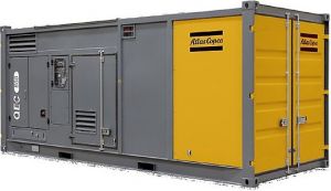 Дизельный генератор Atlas Copco QEC 800 с АВР в контейнере