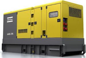 Дизельный генератор Atlas Copco QAS 275 в кожухе