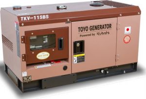 Дизельный генератор Toyo TKV-11SBS с АВР в кожухе