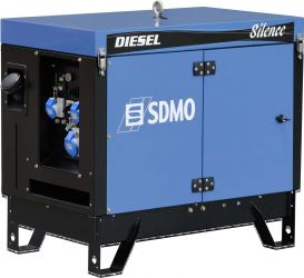 Дизельный генератор SDMO DIESEL 15000 TE SILENCE с АВР в кожухе