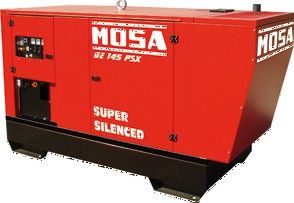 Дизельный генератор Mosa GE 145 PSX EAS в кожухе