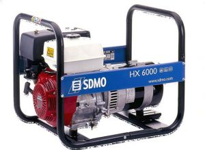 Бензиновый генератор SDMO HX 6000 C (HX 6000 S)