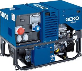 Бензиновый генератор Geko 14000ED-S/SEBA S BLC с АВР в кожухе
